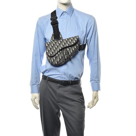 dior crossbody saddle bag men's